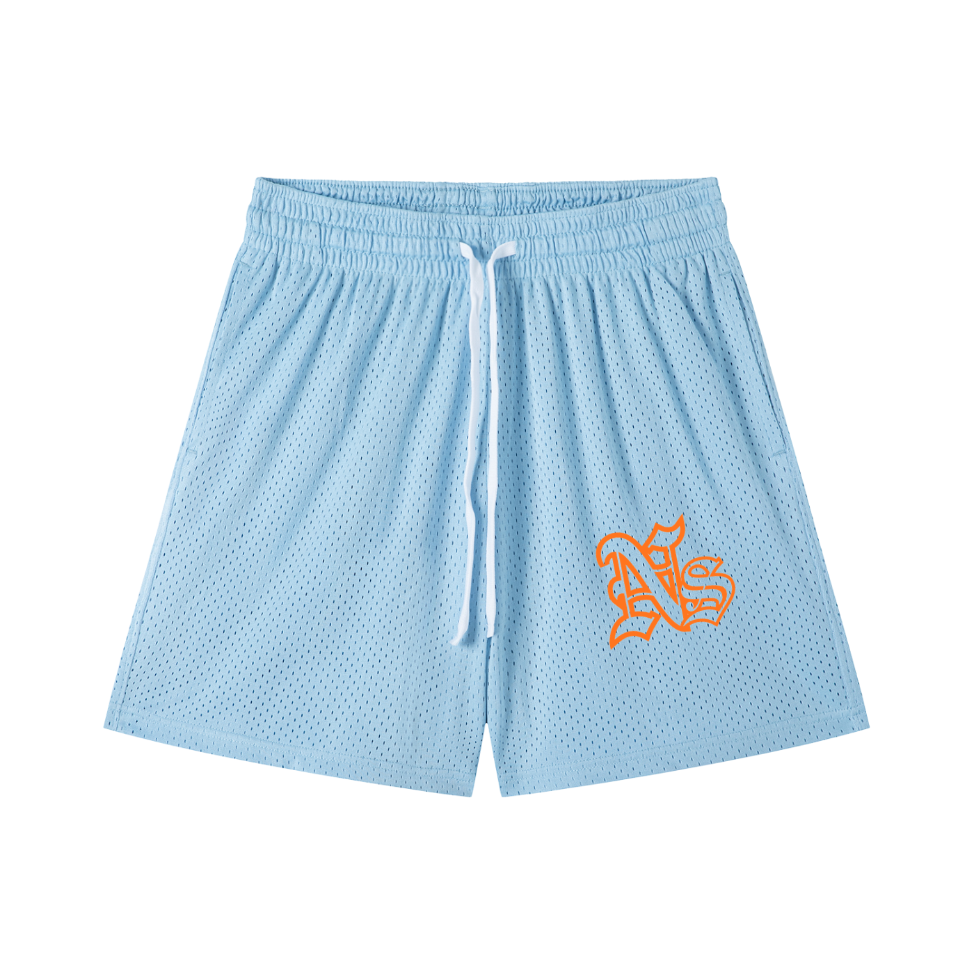 Mesh Drawstring Shorts