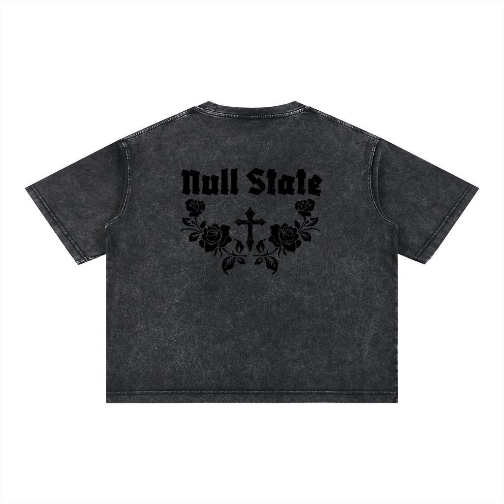 Mineral Wash Boxy Cotton T-Shirt