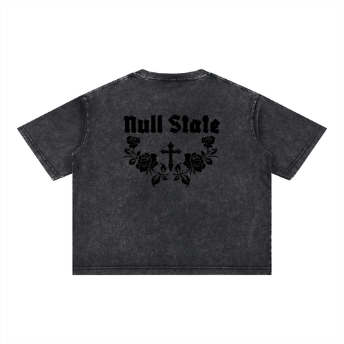 Mineral Wash Boxy Cotton T-Shirt