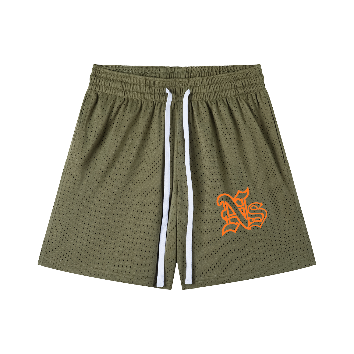 Mesh Drawstring Shorts
