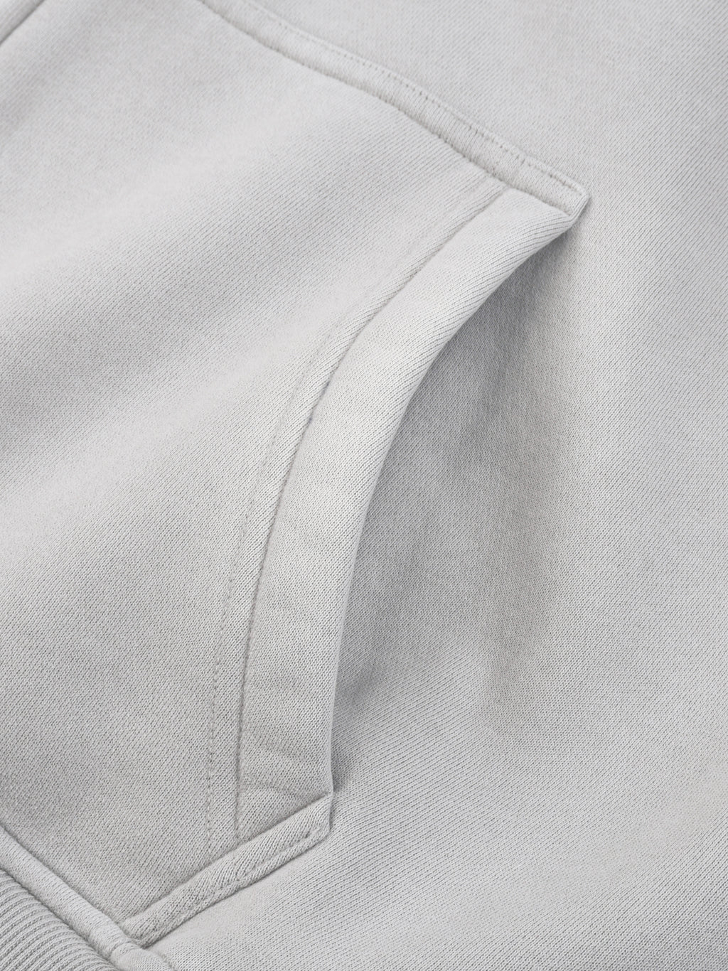 Sunfade Two-way Zipper Boxy Fleece Hoodie