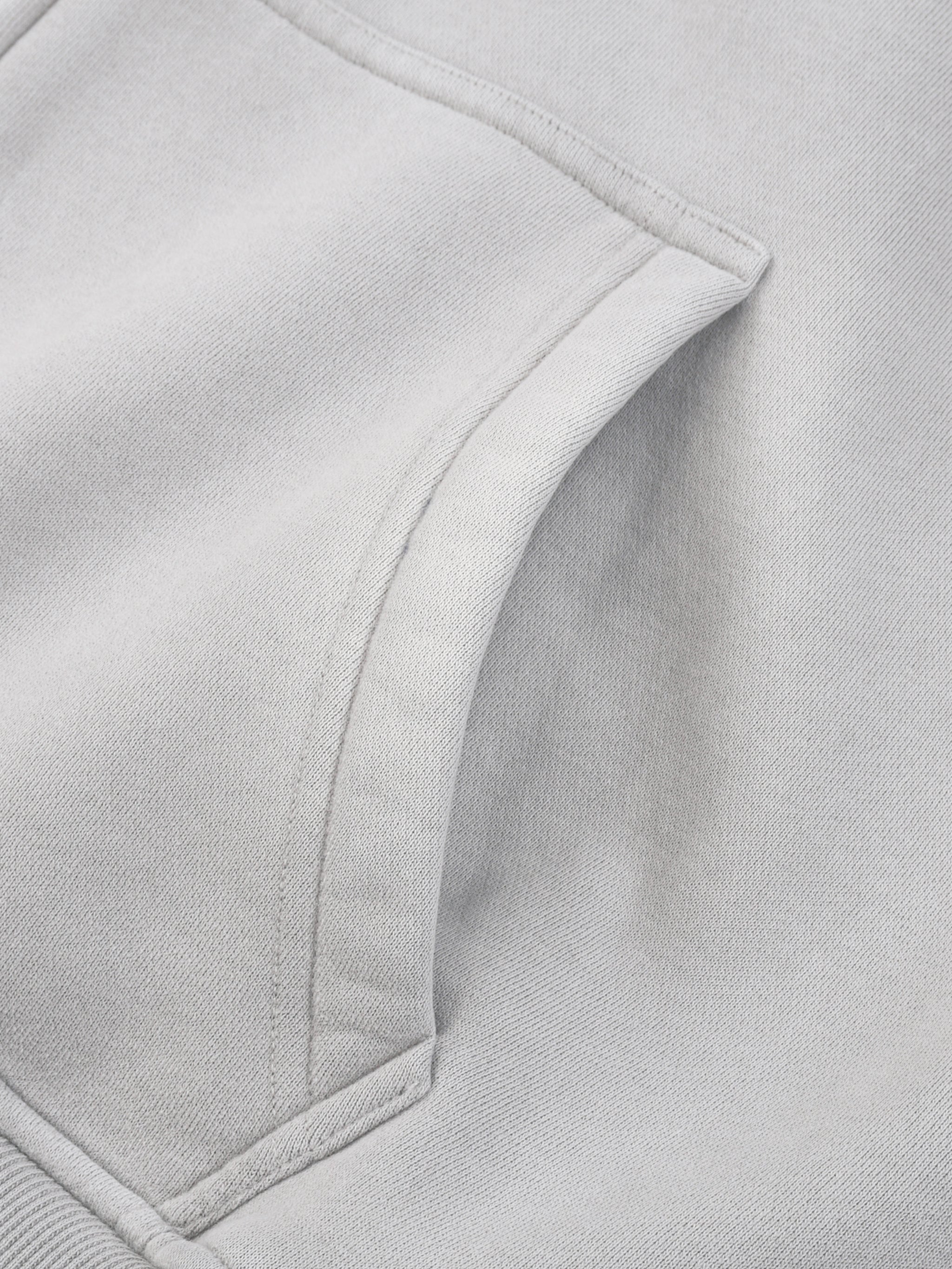 Sunfade Two-way Zipper Boxy Fleece Hoodie